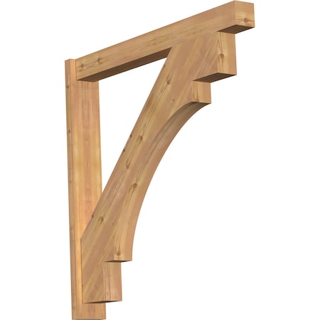 Ekena Millwork Merced Block Smooth Outlooker, Western Red Cedar, 5 1/2"W x 42"D x 42"H OUT06X42X42MRC05SWR